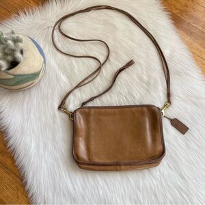 Coach NYC vintage Bonnie Cashin basic leather double strap bag